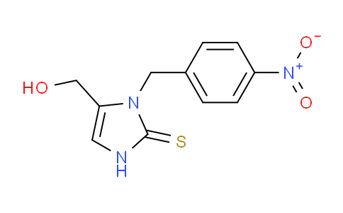 CAS No. 114772-19-9, 4-(hydroxymethyl)-3-[(4-nitrophenyl)methyl]-1H-imidazole-2-thione