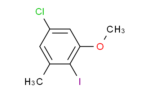 CAS No. 1150617-68-7, 5-chloro-2-iodo-1-methoxy-3-methylbenzene
