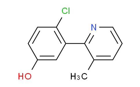 CAS No. 1150617-95-0, 4-chloro-3-(3-methyl-2-pyridinyl)phenol