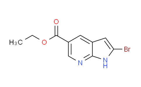 CAS No. 1150617-98-3, 2-Bromo-1H-pyrrolo[2,3-b]pyridine-5-carboxylic acid ethyl ester