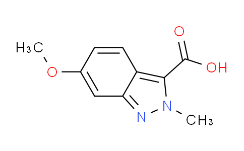 CAS No. 1150618-49-7, 6-Methoxy-2-methyl-3-indazolecarboxylic acid