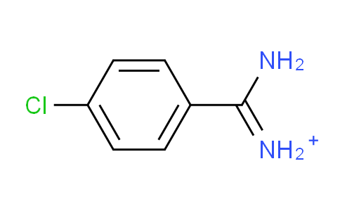 CAS No. 115297-57-9, [amino-(4-chlorophenyl)methylidene]ammonium