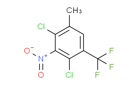 CAS No. 115571-69-2, 2,4-Dichloro-1-methyl-3-nitro-5-(trifluoromethyl)benzene