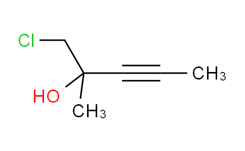 CAS No. 115823-68-2, 1-Chloro-2-methyl-3-pentyn-2-ol