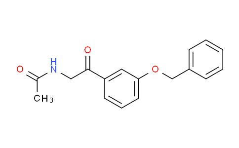 CAS No. 115852-00-1, N-[2-oxo-2-(3-phenylmethoxyphenyl)ethyl]acetamide