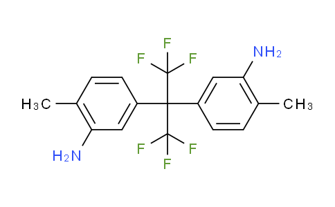 CAS No. 116325-74-7, 5,5'-(Perfluoropropane-2,2-diyl)bis(2-methylaniline)