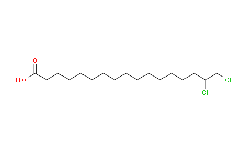 CAS No. 116409-75-7, 16,17-Dichloroheptadecanoic acid