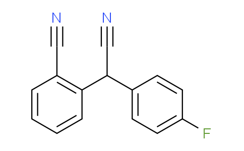 CAS No. 116617-31-3, 2-(Cyano(4-fluorophenyl)methyl)benzonitrile