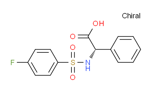 CAS No. 117309-49-6, (S)-2-(4-Fluorophenylsulfonamido)-2-phenylacetic acid