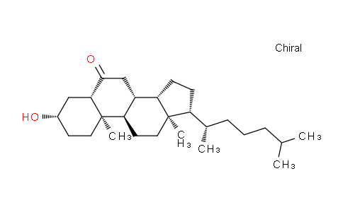CAS No. 1175-06-0, (3S,5S,8R,9R,10R,13R,14S,17R)-3-hydroxy-10,13-dimethyl-17-[(2S)-6-methylheptan-2-yl]-1,2,3,4,5,7,8,9,11,12,14,15,16,17-tetradecahydrocyclopenta[a]phenanthren-6-one