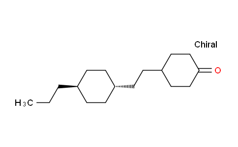 CAS No. 117923-32-7, trans-4-[2-(4-Propylcyclohexyl)ethyl]cyclohexanone