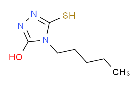 CAS No. 117987-05-0, 5-Mercapto-4-pentyl-4H-1,2,4-triazol-3-ol