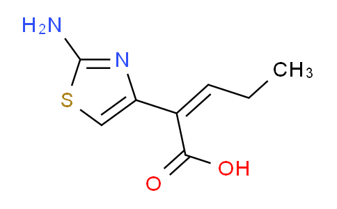 CAS No. 118109-49-2, (Z)-2-(2-Aminothiazol-4-yl)-2-pentenoic acid