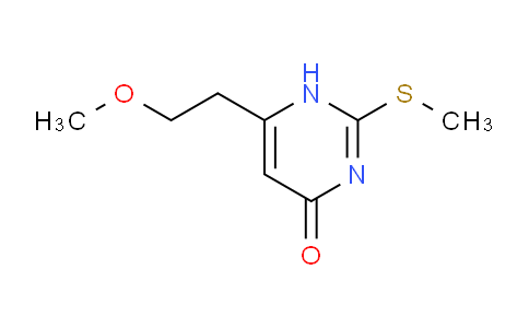 CAS No. 1184913-35-6, 6-(2-methoxyethyl)-2-(methylthio)-1H-pyrimidin-4-one