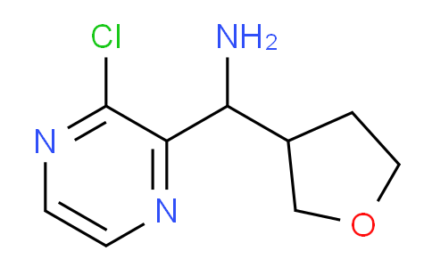 CAS No. 1184914-21-3, (3-chloro-2-pyrazinyl)-(3-oxolanyl)methanamine