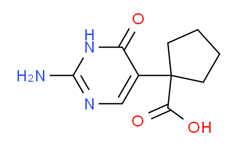 CAS No. 1184914-22-4, 1-(2-Amino-6-oxo-1H-pyrimidin-5-yl)-1-cyclopentanecarboxylic acid
