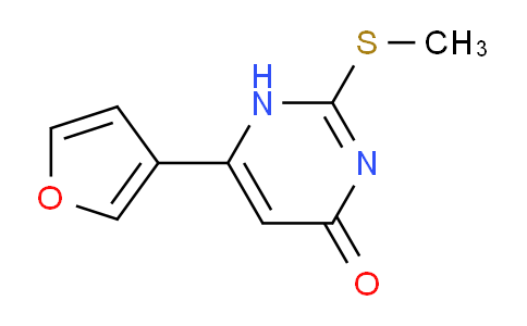 CAS No. 1184914-40-6, 6-(3-furanyl)-2-(methylthio)-1H-pyrimidin-4-one