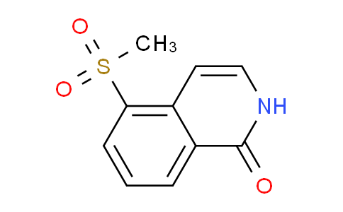 CAS No. 1184914-43-9, 5-(Methylsulfonyl)isoquinolin-1(2H)-one