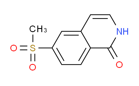 CAS No. 1184914-68-8, 6-methylsulfonyl-2H-isoquinolin-1-one