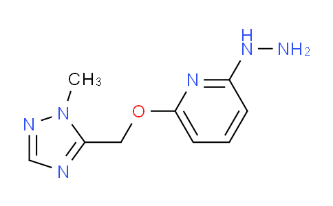 CAS No. 1184915-22-7, [6-[(2-methyl-1,2,4-triazol-3-yl)methoxy]pyridin-2-yl]hydrazine
