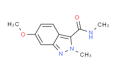 CAS No. 1184915-28-3, 6-Methoxy-N,2-dimethylindazole-3-carboxamide