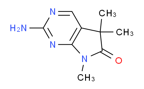 CAS No. 1184915-92-1, 2-amino-5,5,7-trimethylpyrrolo[2,3-d]pyrimidin-6-one