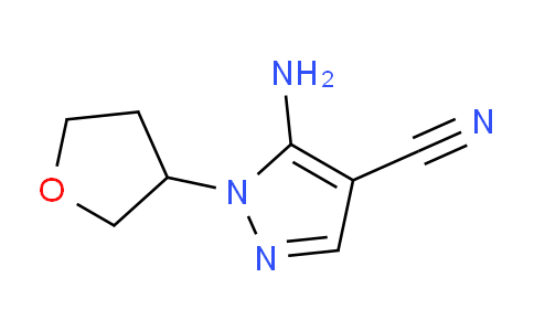 CAS No. 1184916-18-4, 5-amino-1-(3-oxolanyl)-4-pyrazolecarbonitrile
