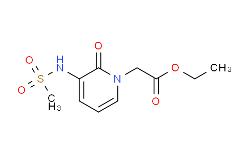 CAS No. 1184916-52-6, Ethyl 2-(3-(methylsulfonamido)-2-oxopyridin-1(2H)-yl)acetate