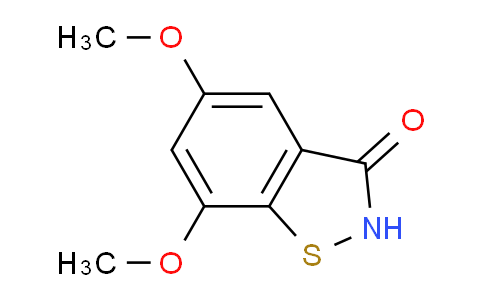 CAS No. 1184916-62-8, 5,7-dimethoxy-1,2-benzothiazol-3-one