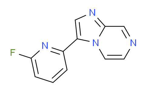 CAS No. 1184916-83-3, 3-(6-fluoro-2-pyridinyl)imidazo[1,2-a]pyrazine