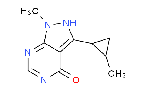 CAS No. 1184917-05-2, 1-Methyl-3-(2-methylcyclopropyl)-2H-pyrazolo[3,4-d]pyrimidin-4-one