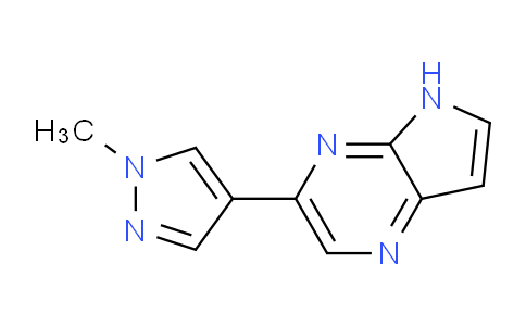 CAS No. 1184918-64-6, 3-(1-methyl-4-pyrazolyl)-5H-pyrrolo[2,3-b]pyrazine