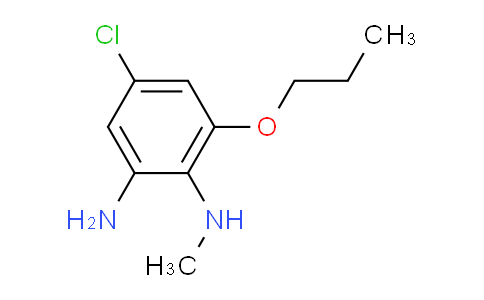 CAS No. 1184918-82-8, 5-Chloro-2-N-methyl-3-propoxybenzene-1,2-diamine