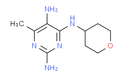 CAS No. 1184919-33-2, 6-methyl-N4-(4-oxanyl)pyrimidine-2,4,5-triamine