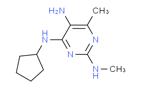 CAS No. 1184919-47-8, N4-cyclopentyl-N2,6-dimethylpyrimidine-2,4,5-triamine