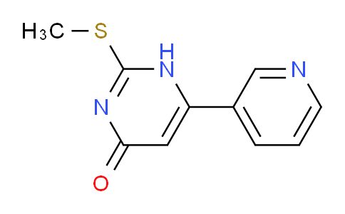 CAS No. 1184919-66-1, 2-Methylsulfanyl-6-pyridin-3-yl-1H-pyrimidin-4-one