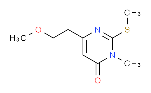 CAS No. 1184919-92-3, 6-(2-methoxyethyl)-3-methyl-2-(methylthio)-4-pyrimidinone