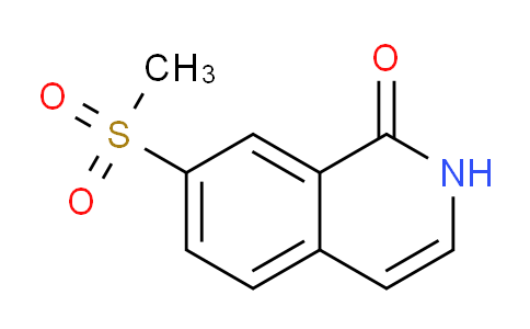 CAS No. 1184920-05-5, 7-(Methylsulfonyl)isoquinolin-1(2H)-one