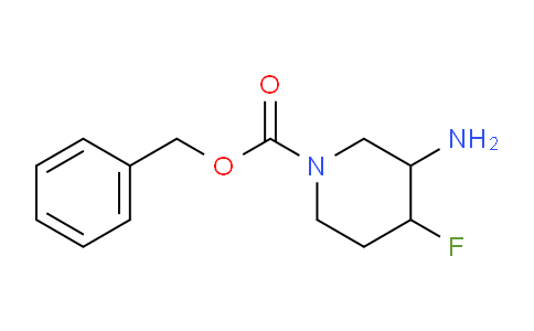 CAS No. 1184920-12-4, 3-amino-4-fluoro-1-piperidinecarboxylic acid (phenylmethyl) ester