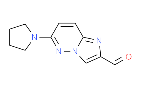 CAS No. 1184920-25-9, 6-(1-pyrrolidinyl)-2-imidazo[1,2-b]pyridazinecarboxaldehyde