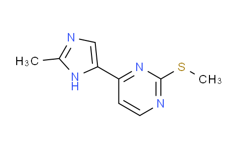 CAS No. 1184920-27-1, 4-(2-methyl-1H-imidazol-5-yl)-2-(methylthio)pyrimidine