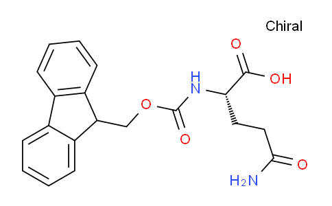 CAS No. 118609-68-0, (2S)-5-amino-2-[[9H-fluoren-9-ylmethoxy(oxo)methyl]amino]-5-oxopentanoic acid