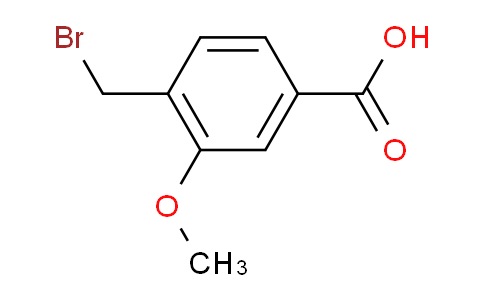 CAS No. 118684-13-2, 4-(Bromomethyl)-3-methoxybenzoic acid