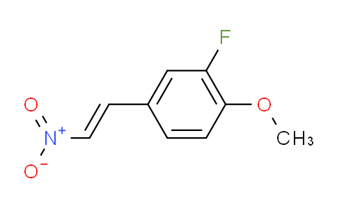 CAS No. 118958-80-8, 2-fluoro-1-methoxy-4-(2-nitroethenyl)benzene