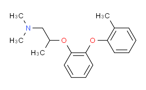 CAS No. 1197-22-4, N,N-dimethyl-2-[2-(2-methylphenoxy)phenoxy]-1-propanamine