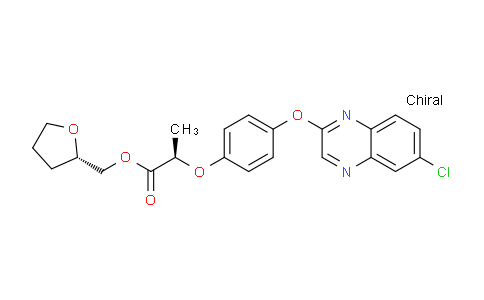 CAS No. 119738-06-6, (2R)-2-[4-[(6-chloro-2-quinoxalinyl)oxy]phenoxy]propanoic acid [(2S)-2-oxolanyl]methyl ester