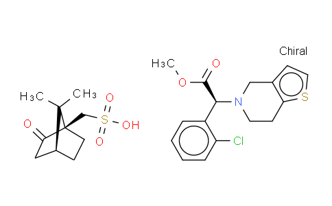 CAS No. 120202-68-8, Clopidogrel camphorsulfonate