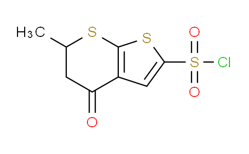 CAS No. 120279-87-0, 6-Methyl-4-oxo-5,6-dihydrothieno[2,3-b]thiopyran-2-sulfonyl chloride