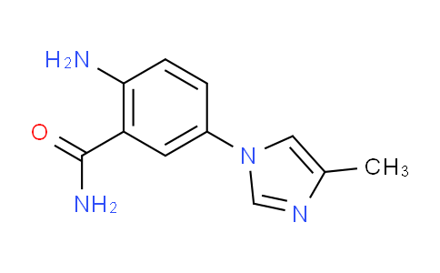 CAS No. 1206679-06-2, 2-Amino-5-(4-methyl-1-imidazolyl)benzamide