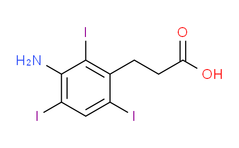 CAS No. 1206-91-3, 3-(3-Amino-2,4,6-triiodophenyl)propionic acid